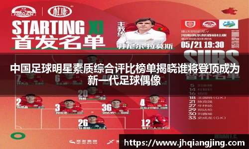 中国足球明星素质综合评比榜单揭晓谁将登顶成为新一代足球偶像
